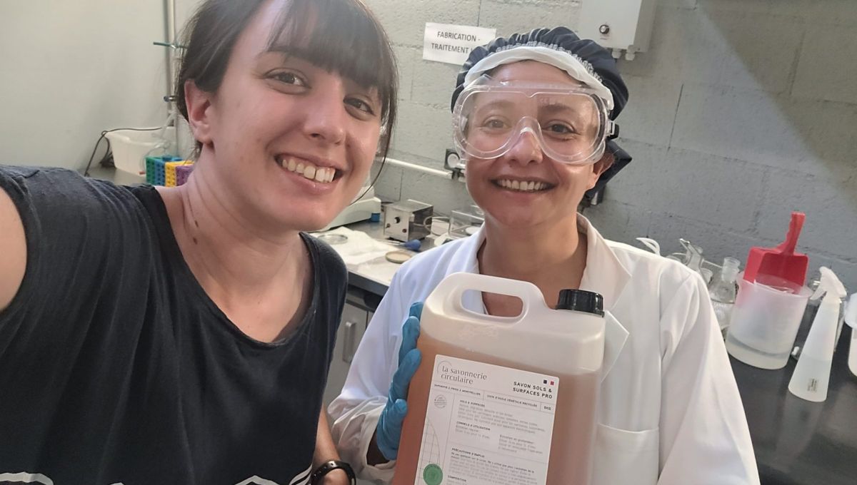 Anne-Cécile Vain et Alliny Naves les fondatrices de la Savonnerie Circulaire