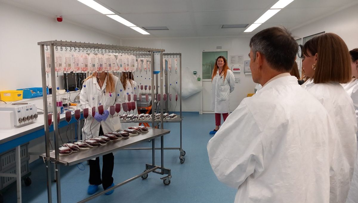 L'Etablissement français du Sang Nouvelle-Aquitaine à Bordeaux accueille du public dans ses coulisses