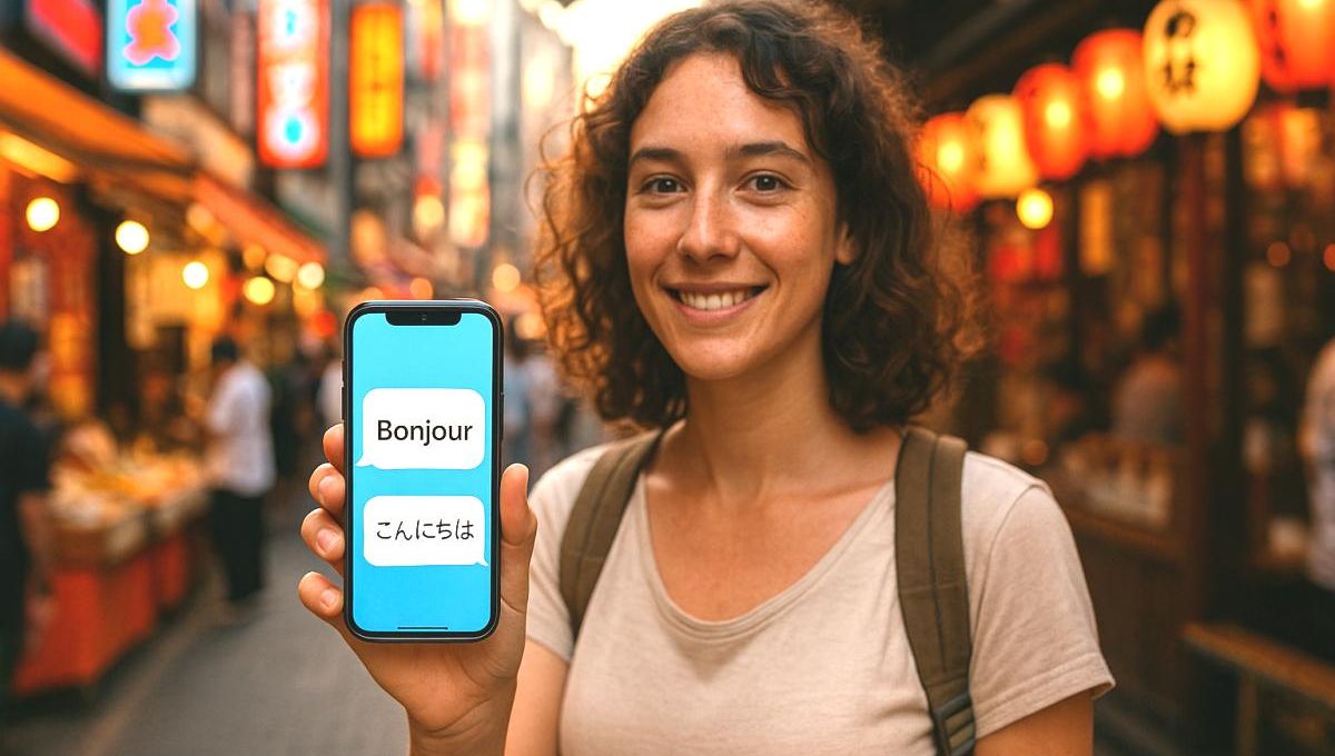 Application de traduction simultanée - crédit photo : Dall-E