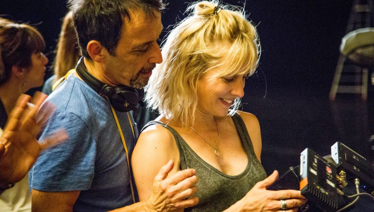 La réalistrice Andréa Bscond et Eric Métayer