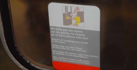 Autocollant du lapin de la RATP.