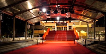 Tapis rouge et marches du palais du festival de Cannes