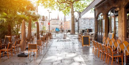 Lyon city in France