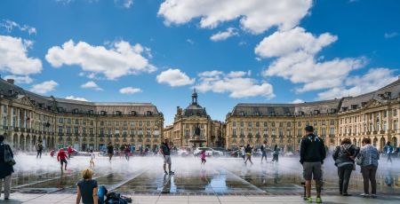 Place de la Bourse à Bordeaux