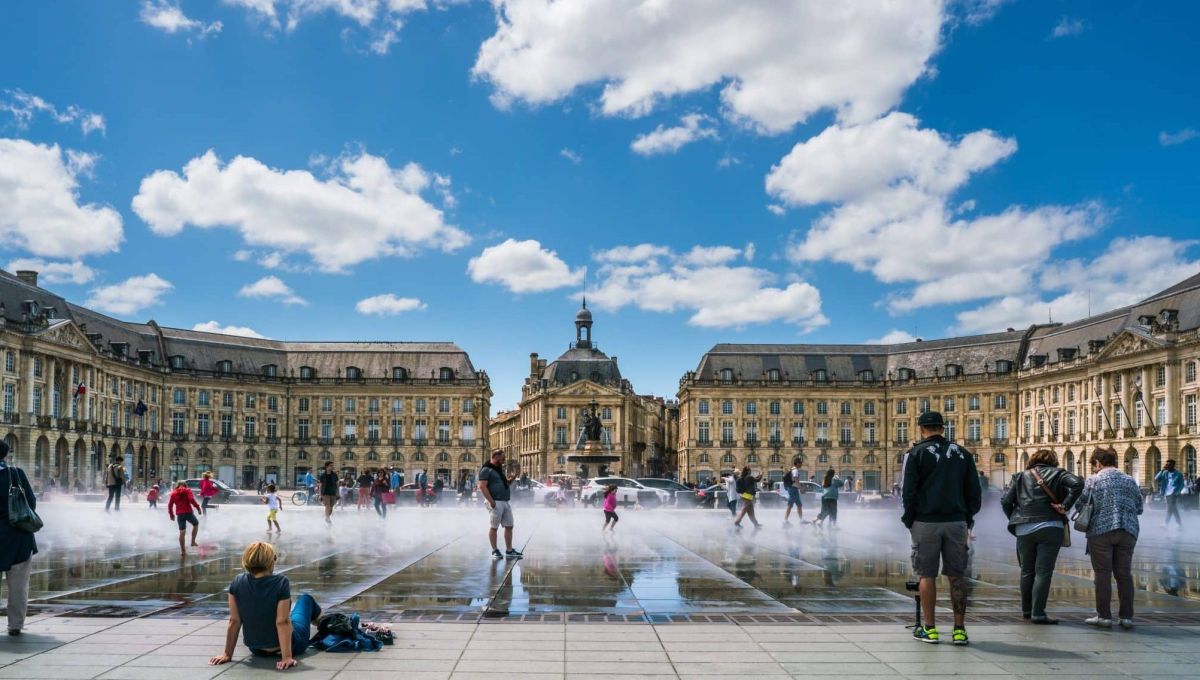 Place de la Bourse à Bordeaux