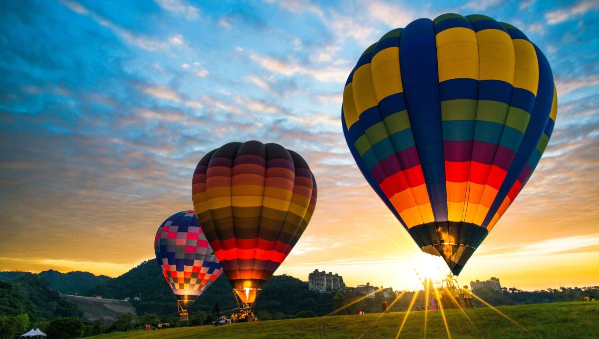 Les montgolfières permettent une vue imprenable sur les paysages