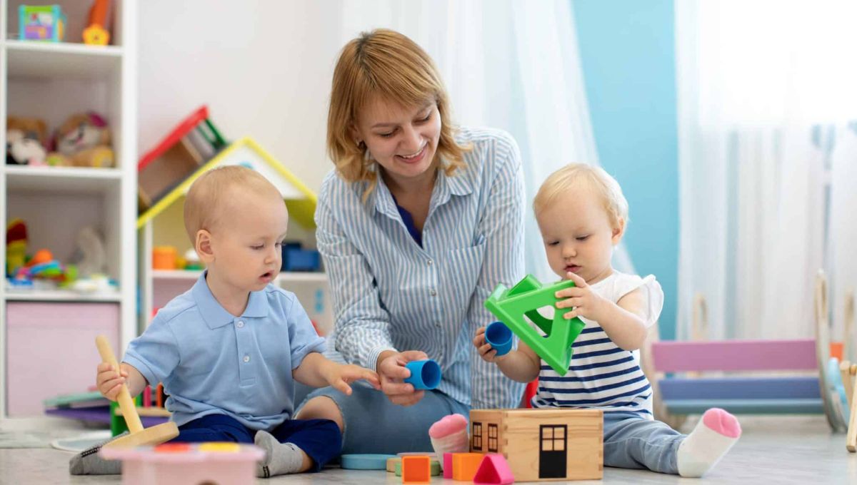 enfants chez l'assistante maternelle