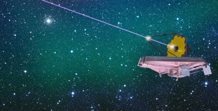 telescope James Webb dans l'espace