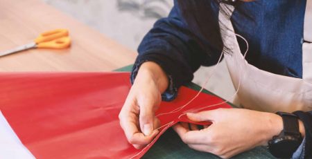 bâche couture recyclage