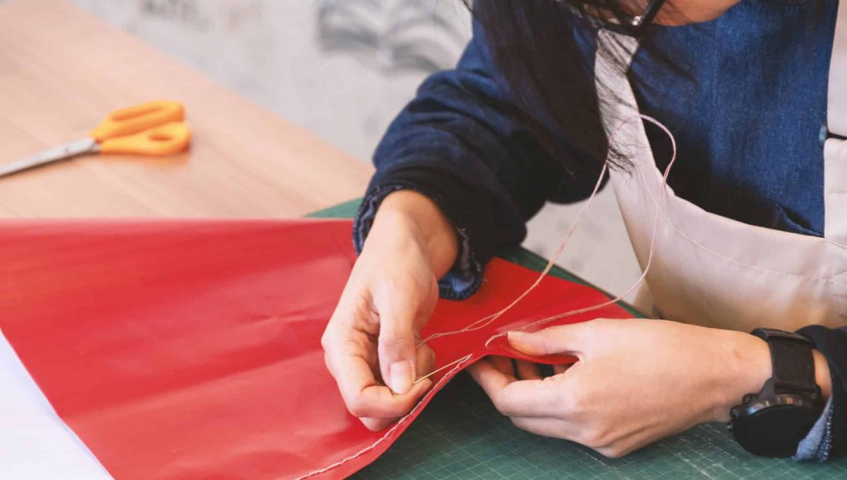 bâche couture recyclage