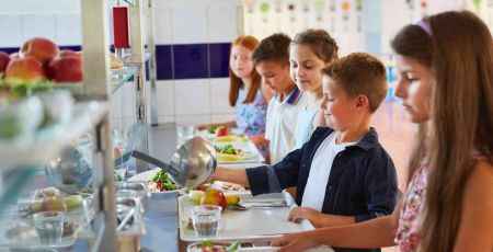 Photo d'une cantine scolaire