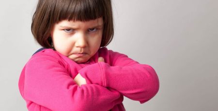 Image représentant une petite fille frustrée