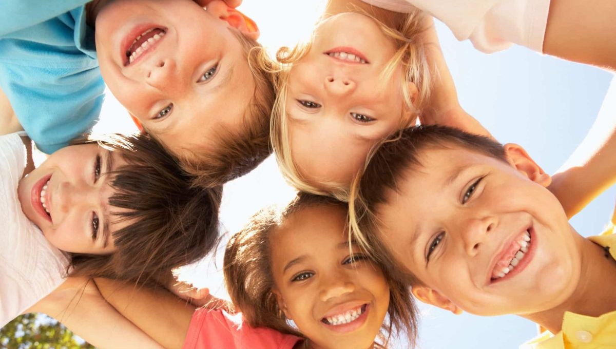 Enfants joyeux