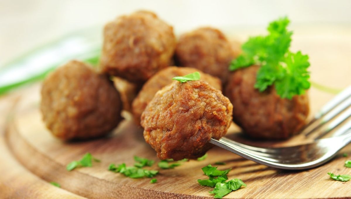 Illustration d'un plat de boulette.