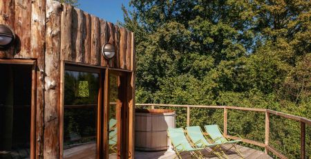 Cabanes La Réserve Coucoo Spa Saint-Léger-aux-Bois Oise
