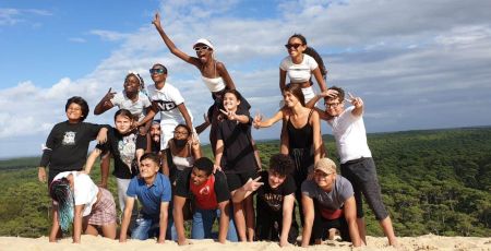 Les adolescents lors de d'une Colonie Colombus Camp, qui les guide dans le choix d'orientation professionnelle.