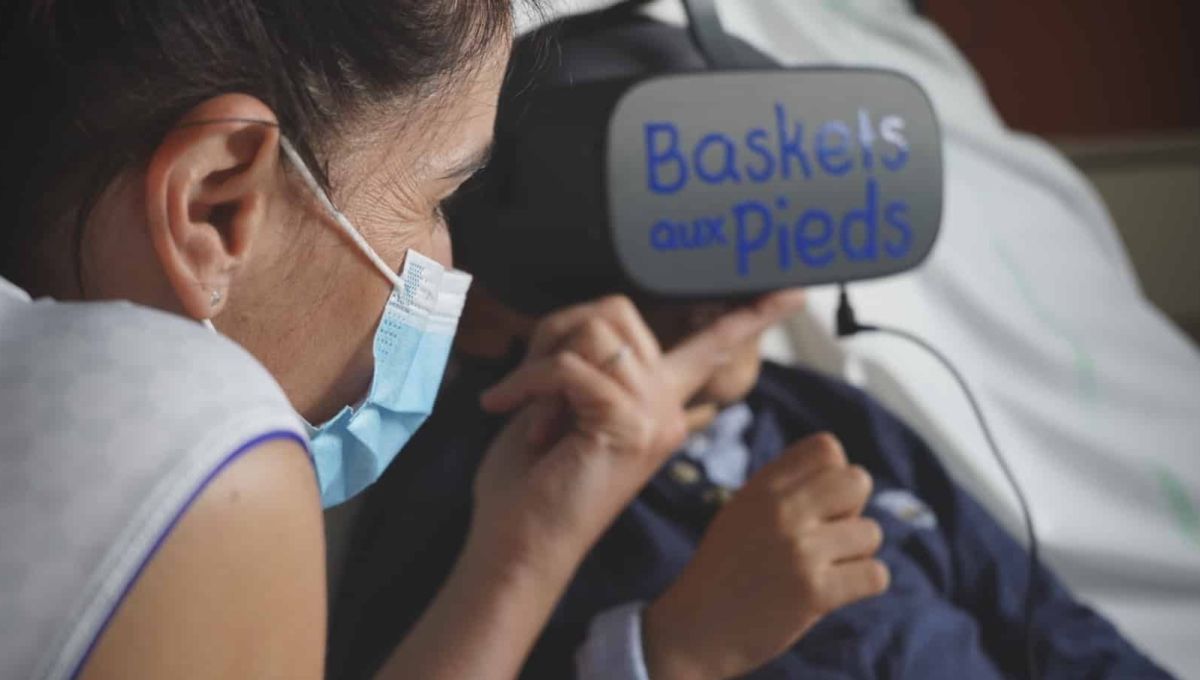 Faire voyager virtuellement les enfants hospitalisés avec Baskets aux Pieds