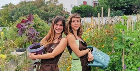 Les fondatrices de Bio Divers Cité Elise Tinel et Charlotte Mulet