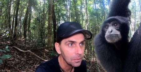 Chanee et un siamang