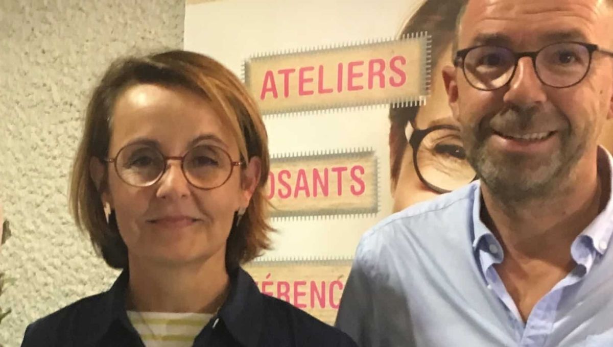 Florence Servan Schreiber et Gilles André. Photo AirZen Radio
