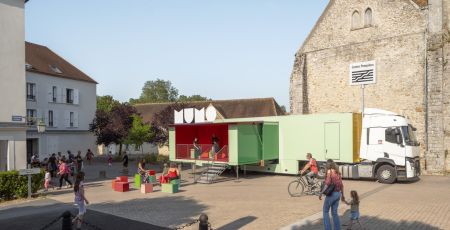 Le musée mobile, MUMO installé dans une commune