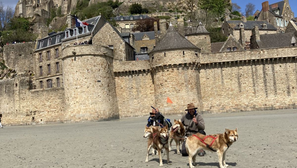 cani trottinette chiens de traineau Alexis