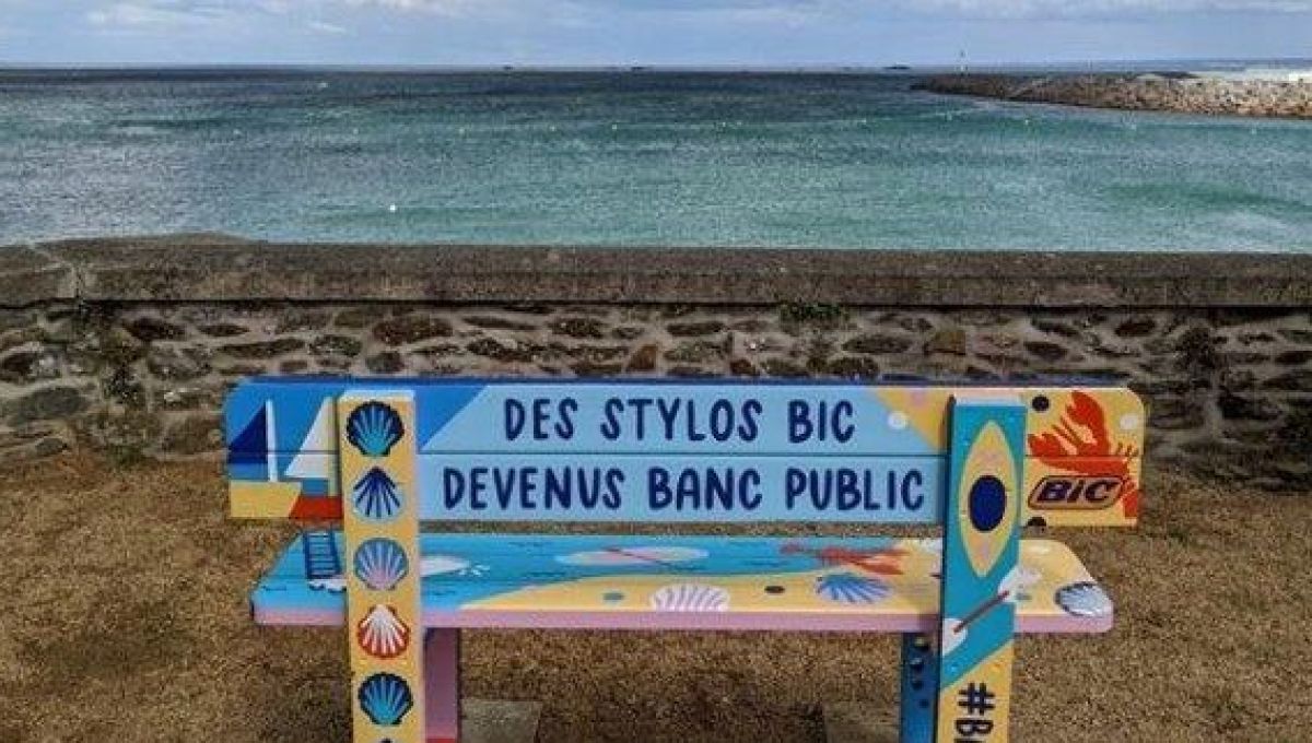 BIC récupère les stylos usagés pour leur donner une seconde vie