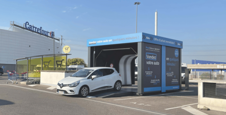 Estimez et vendez votre voiture en 30 min grâce à un portique innovant