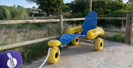 La plage inclusive pour permettre aux handicapés un accès plus simple