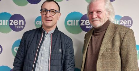 Philbert Corbrejaud et Thierry Dubois. Collection privée Gilles André/AirZen Radio