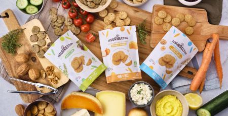 RESURRECTION, des crackers et apéritifs à base de déchets alimentaires