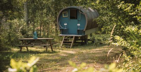 roulotte camping écologique nature glamping