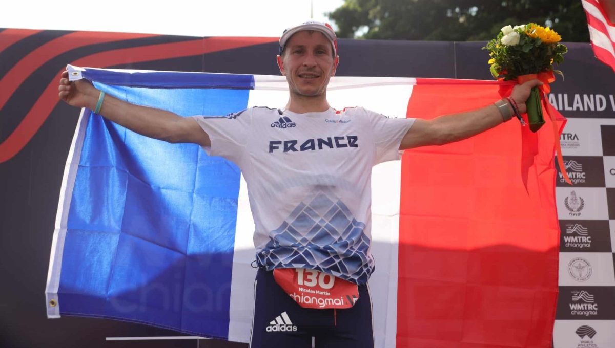Nicolas-Martin vice-champion du monde de trail longue distance
