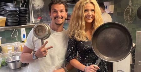 Julie Obispo et le chef colombien Juan Arbelaez.