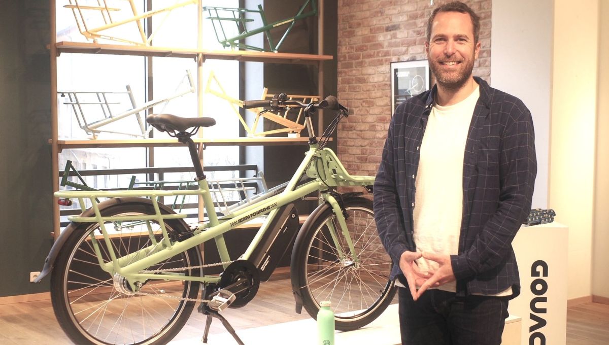 Benoit Maurin, co-fondateur de la marque de vélo Jean Fourche.