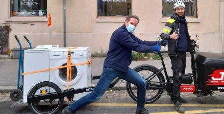 Velo cargo envie réemploi