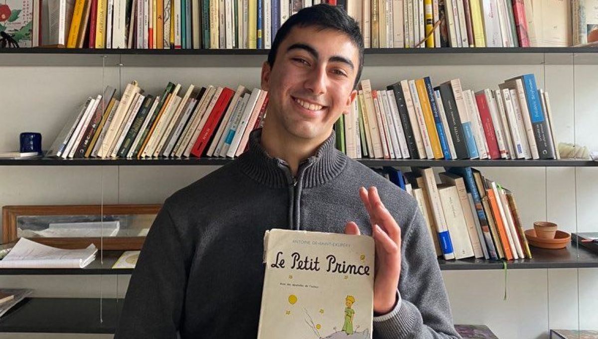 Pierre-Louis et son livre inspirant