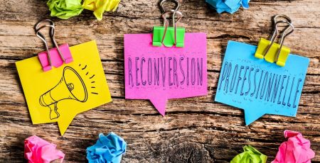 Post-its parlant de reconversion