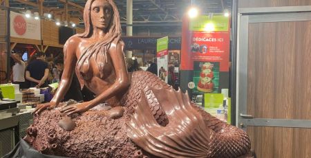 sirène en chocolat