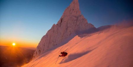 Matthias Giraud ski base jump record