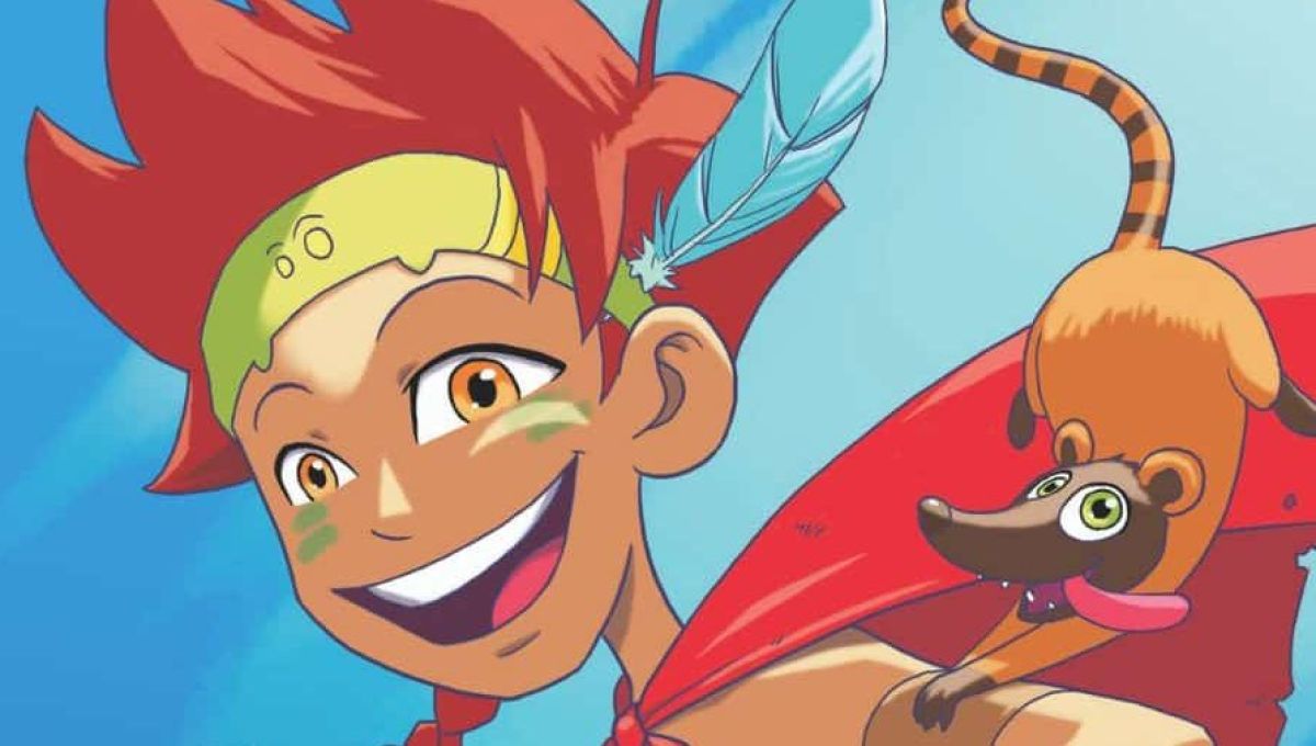 Tawö, un personnage de jeu mobile aux cheveux rouge et souriant