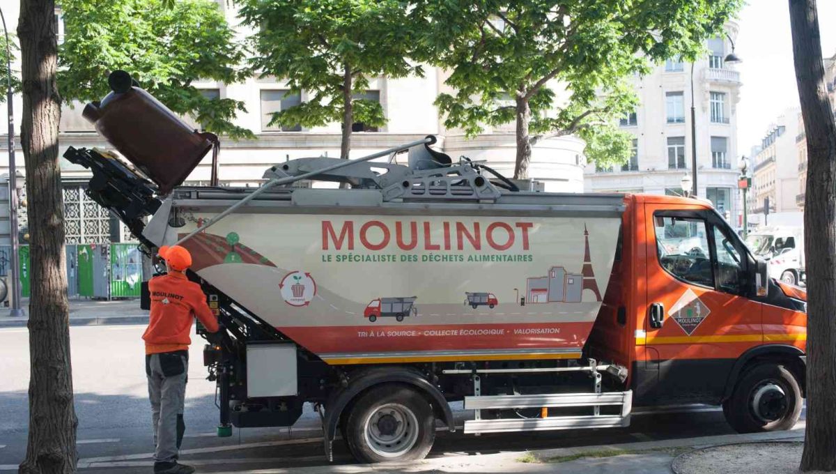 Camion de l'entreprise Moulinot