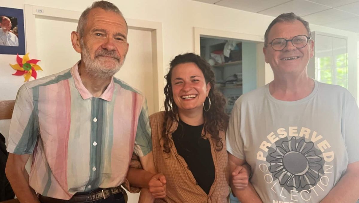 Un atelier à l'arche avec des personnes en situation de handicap
