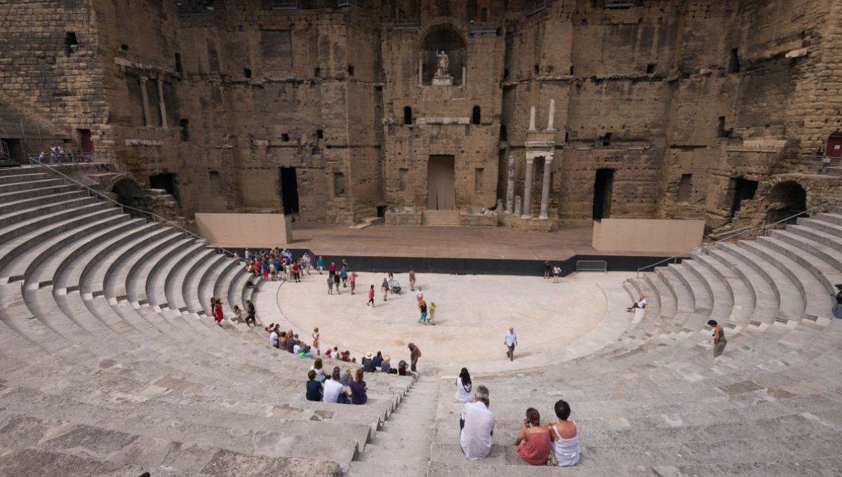 Le théâtre antique d'Orange.