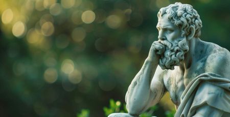 Phiosophe grec - crédit photo : Domingo via Adobe Stock