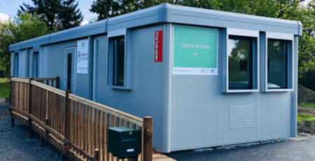 Le centre médical solidaire à Ajain