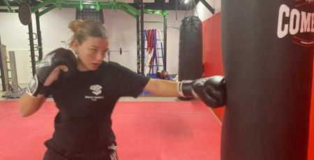 Cérina, championne de krav-maga