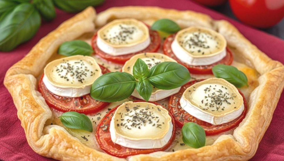 Tarte chèvre tomate