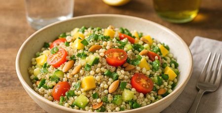 Salade de couscous au fonio - source : AirZen Radio