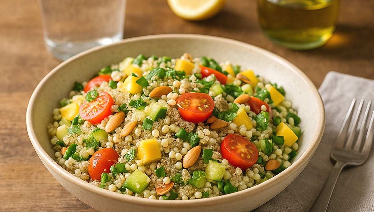 Salade de couscous au fonio - source : AirZen Radio